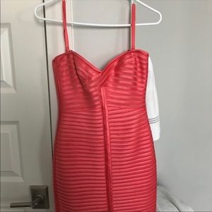 BCBG Bodycon Coral Dress
